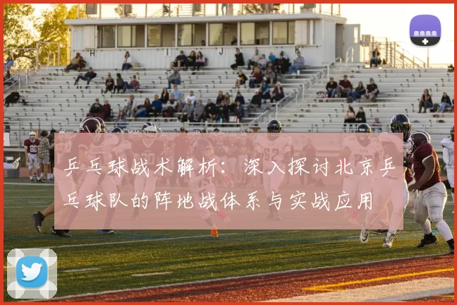 乒乓球战术解析：深入探讨北京乒乓球队的阵地战体系与实战应用
