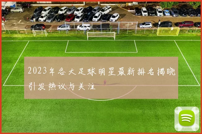 2023年各大足球明星最新排名揭晓引发热议与关注