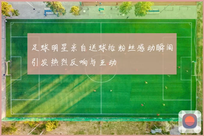 足球明星亲自送球给粉丝感动瞬间引发热烈反响与互动